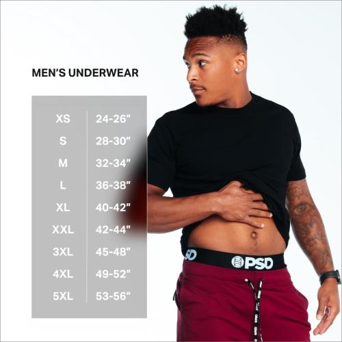 Size Small PSD Underwear Mens Boxer Briefs - Solid Basics, Mid Length Pack & Singles, Soft & Breathable Boxer Briefs for Men