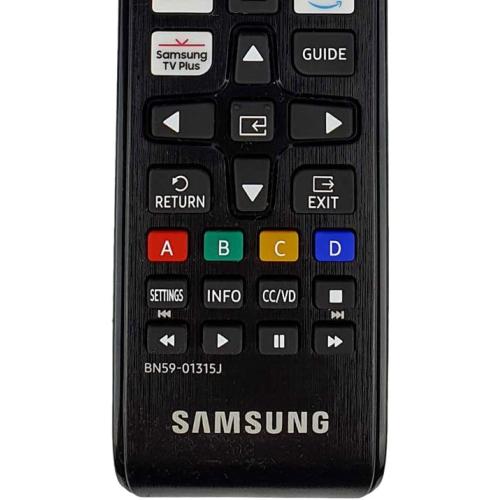 Samsung OEM Remote Control with Netflix Hotkey - Black (BN59-01315J)