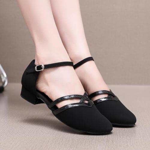 Danceand sway..size 10.…..Girls Latin Dance Shoes Low Heels Tango Salsa Ballroom Practice Performance Dancing Shoes,FT-118