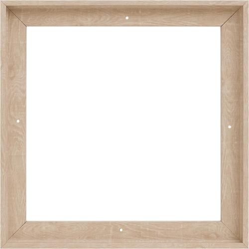 Pixy Canvas Floater Frame 16x16 for 3/4 (0.75) inch Deep Canvas Paintings/Canvas Prints/Wood Canvas Panels/Wall Art/Wall Decor/Home Decor/Artwork (Nordic White Oak, 16 x 16 inch, Square)