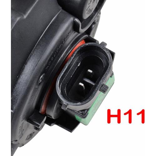 Astra Depot 2X Fog Lights with H11 Bulbs w/Mounting Brackets Replacement For Mitsubishi Outlander RVR ASX
