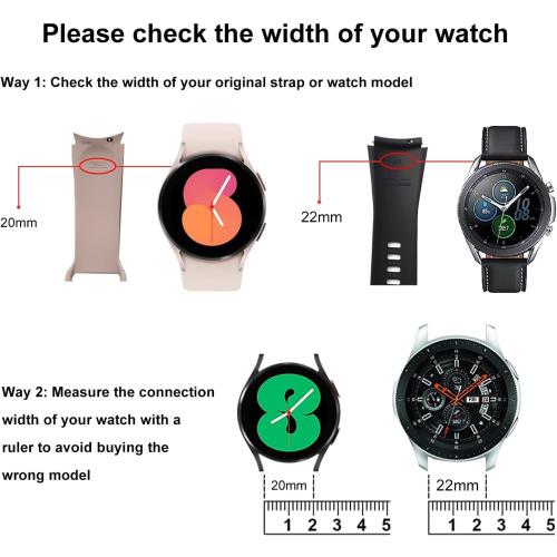 8 Pack 22mm Watch Bands Compatible with Samsung Galaxy Watch 3 Band 45mm/Galaxy Watch 46mm Bands/Samsung Gear S3 Frontier/Classic/Ticwatch Pro 3,Soft Elastic Nylon Bands for Men Women