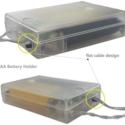 LR6 AA Battery Eliminator, AC to DC 3V 4.5V Power Supply Adapter,3 Connectors, Replace 2 or 3pcs 1.5V AA Battery,for Decorations LED Light,Indoor and Outdoor