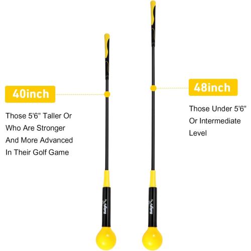 Golf Swing Trainer Aid and Correction for Strength Grip Tempo & Flexibility Training Suit for Indoor Practice Chipping Hitting Golf Accessories