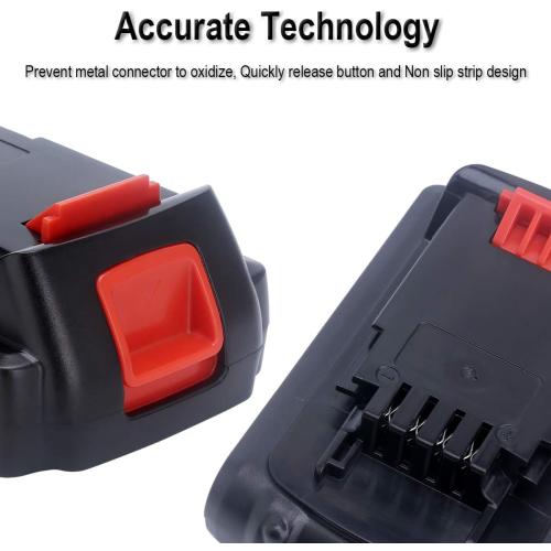 Biswaye LBXR20 20V Lithium Battery Compatible with Black & Decker 20V MAX Lithium Battery LBXR2520 LBXR2020 LBX20 LB2X4020 LB2X3020 and LCC221 LST522 LST201 LST220 LST300 20-Volt Max Tools