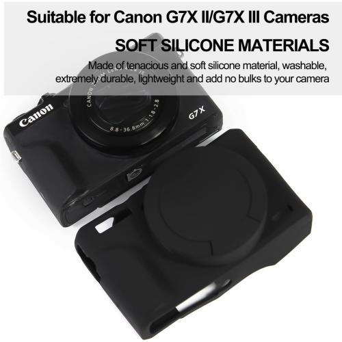 Easy Hood Camera Case Cover for Canon Powershot G7X Mark III Camera(Black)