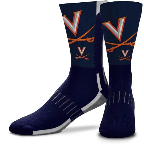For Bare Feet NCAA Adult State and University Crew Socks - Polyester blend - Unisex - High-performance socks provide