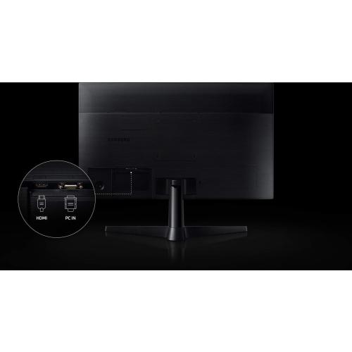 Black SAMSUNG 22 T350 Series FHD 1080p Computer Monitor, 75Hz, IPS Panel, HDMI, VGA (D-Sub), 3-Sided Border-Less, FreeSync, LF22T350FHNXZA