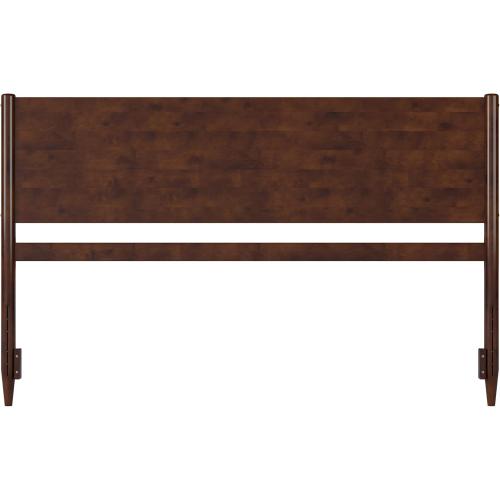 AFI, Pasadena Modern King Wood Panel Headboard, Walnut