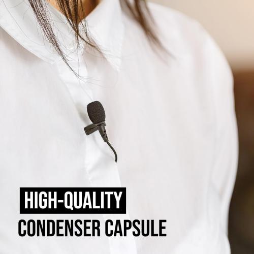 Rode Lavalier GO Professional Wearable Microphone,Black