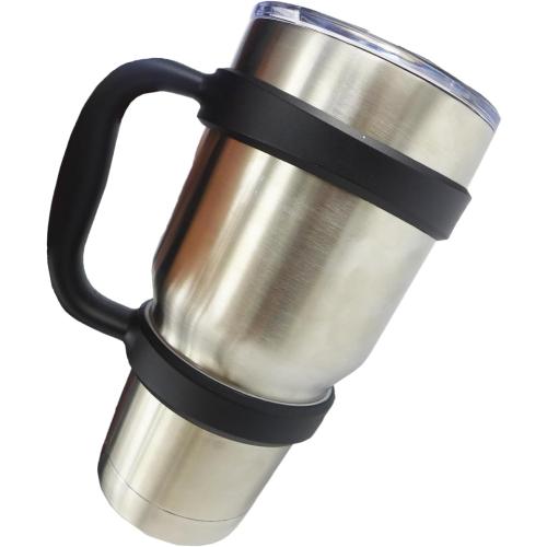 Handle for 30oz Yeti Rambler Tumbler Cooler Cup SIC Kodiak Cups Etc Holder Grip Black