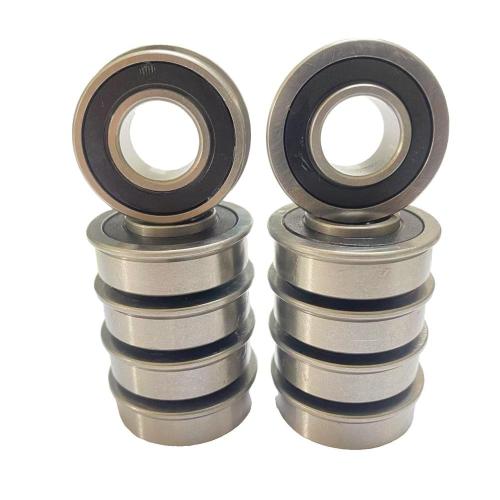 DEEG 10 PCS 5/8 x 1-3/8 flanged Ball Bearing Lawn Mower Wheel Bearings Carts Wheel Bearing.Replacement for JD AM118315, AM35443, Stens 215-038, 215-061,Oregon 45-047, MTD 741-0141 ＆ Ariens 0546200…