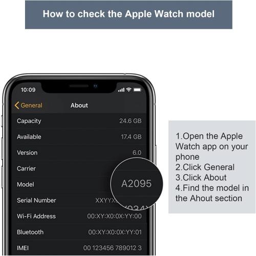 OLED Display Compatible with Apple Watch Series 3 42mm A1861/A1891/A1892 (3rd Generation) Cellular GPS (not fits for GPS) LCD Screen Digitizer Assembly Tools