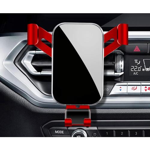 Car Phone Mount for Smart 451 453, 360° Rotation Phone Holder with Anti-Shake, One-Touch Release, One-Hand Operation, Widely Compatible with Smart 451 453phones,A Red