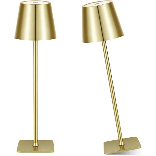 2 Pack Rechargeable Table Lamps,Cordless Lamp with 5500mAh Battery Operated,Portable Indoor/Outdoor Table Lamp for Patio Restaurant Home Dinner Dining Kitchen,Waterproof & Wireless