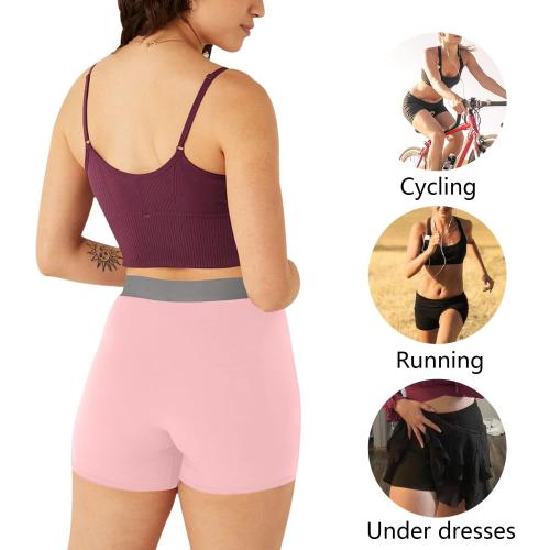 3xl Multicolor LALESTE Women Cotton Boxer Briefs 3 Inseam Boy Shorts Underwear Anti Chafing Shorts 5 Pack