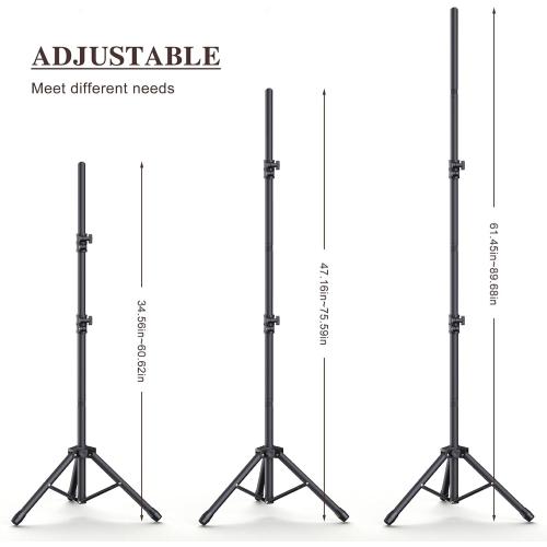 Backdrop Stand 10x7.5ft (WxH), Photo Backdrop Stand for Parties, Heavy Duty Background Stand Kit with 6 Clamps and 2 Sandbags