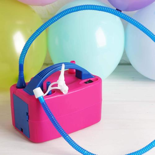 Portable Electric Air Balloon Pump with Double Nozzle - Wedding Party Event Birthday Graduation Decorations Supplies