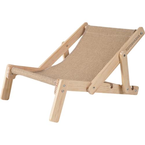 Cat Lounger with Sisal Mat, Four Heights Adjustable, Lounge Chair for Small and Medium Cats