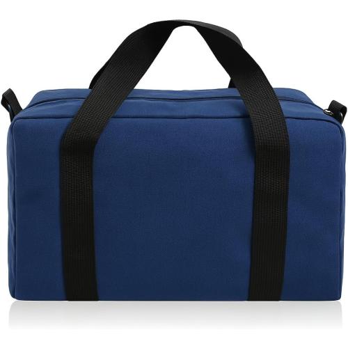 Small Tool Bag,Close Top Wide Mouth Tool Organizer Bag,Large Capacity Tool Bags for Men,Canvas Tool Storage Bag for Storage Handbag for Screwdrivers,Wrench,Pliers Hand Tools (Royal Blue, 20 Inch)