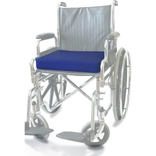 NYOrtho Gel Wheelchair Cushion - Gel-Infused Memory Foam Cooling Comfort - Non-Slip, Water-Resistant Seat Cushion Long Sitting - Ideal Wheelchairs - Gel Pad 18 x 16 x 2 - Made in USA
