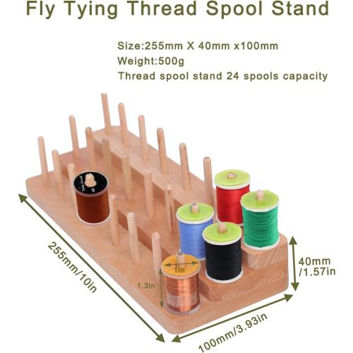 Bamboo Fly Tying Thread Spool Stand