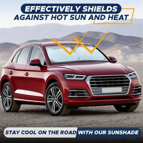 Econour Car Windshield Sun Shade, Front Window Sun Blocker for SUVs,Sedan