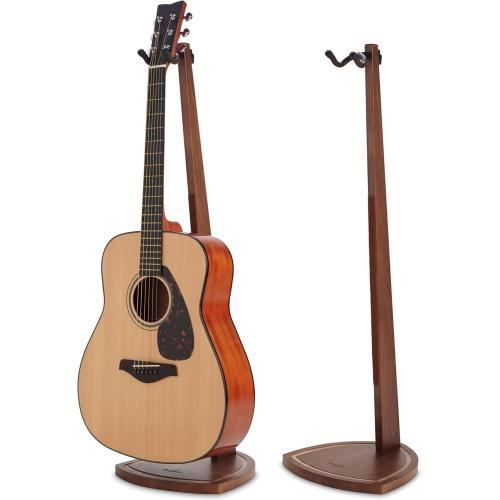 Double Guitar Stand, 2 Pack Guitar Stand for Acoustic Guitar, Dual Guitar Stand for 2 Guitars, Wooden Guitar Stand Floor for Electric Guitar, Wood Guitar Stand for Men, Guitar Accessories