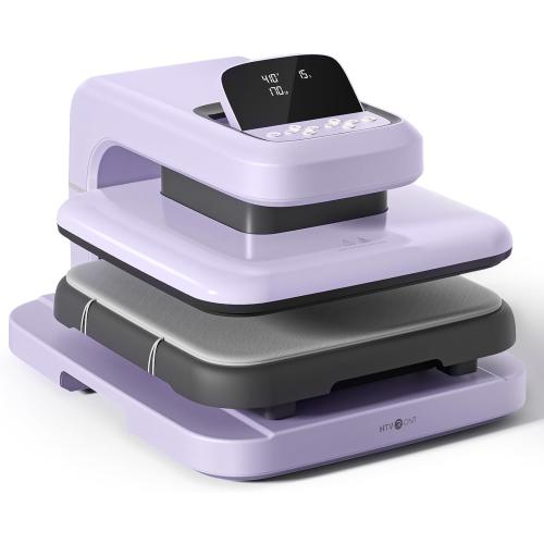 HTVRONT Auto Heat Press 2 - Heat Press Machine for T Shirts with Adjustable Pressure & Higher Heating Height, Heats Up Fast and Evenly Heat Press 15x15 for HTV, Sublimation, Heat Transfer Projects