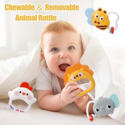 Baby Crib Mobile with Musical, Night Light & Moon Star Projector, Mobile for Crib with Remote Control Timing Function, 360° Rotation Crib Toys for Newborn Infant Boys and Girls(Pink)