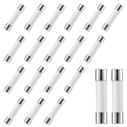 Litoexpe 20-Pack 20A 250V Ceramic Time Delay Fuses