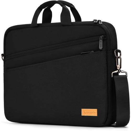 15 15.6 16 17 17.3 inch Laptop Computer PC Shoulder Bag Carrying Case, Water-Repellent Briefcase