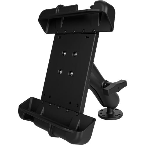 Tablet Mount for Truck,for 9.7 - 11 Tablet, Aluminum Heavy Duty Shockproof Ipad Mount, 1.5 Ball Drill Base Tablet Holder for Car,Boat, Dashboard,RV (9.65“ x 7.4”)