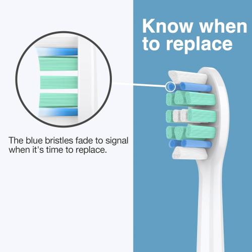 Replacement Toothbrush Heads for Philips Sonicare Replacement Heads C2, C1,Electric Replacement Brush Head Compatible with Phillips Sonicare C2,C1,for Philips Sonic Care Electric Brush