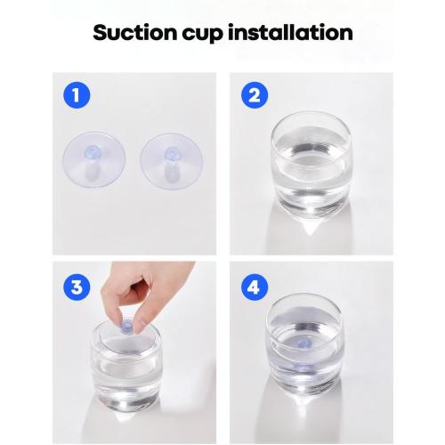 2Pcs Scalable Blackout Window Shade with Suction Cups – No Drill Sun Shade for Side Car Windows,SUV,Truck – Heat & UV Protection Roller Blind for Automotive,Office,Bathroom (20x50)