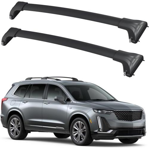 Soruci 300lbs Lockable Roof Rack Cross Bars for Cadillac XT5 2017 2018 2019 2020 2021 2022 2023 2024 2025 2026, Aluminum Heavy Duty Roof Rails Crossbar for Rooftop Cargo Bars Luggage Kayak Bike Racks