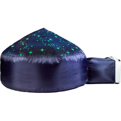 The Original Patented AirFort - Build A Fort in 30 Seconds, Inflatable Fort for Kids, Play Tent for 3-14 Years, A Playhouse Where Imagination Runs Wild, Fan not Included (Starry Night)