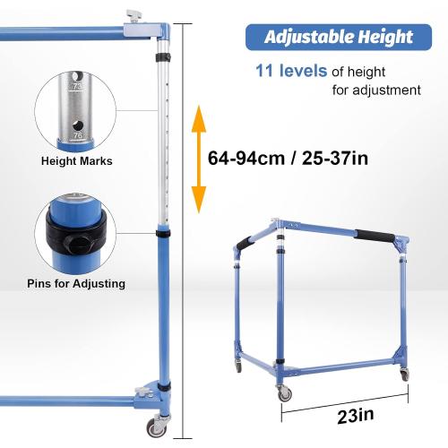 GanFindX Folding Skater Aid for Kids Roller Skating, Roller Skate Trainer for Kids Toddler Adjustable Height Training Walker