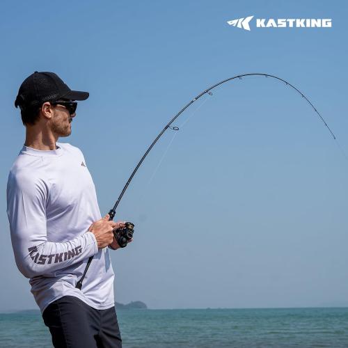 KastKing Verus Performance Spinning & Casting Fishing Rod with Extra Tip, Lightweight KastFlex IM6 Graphite, FazLite Rings Guides, Extra Tip Section, EVA Grip, PTS Power Transition System