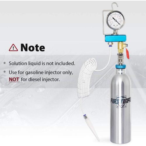 FIRSTINFO A1601 4 In 1 Intake Valve Combustion Chamber Cleaner, Fuel Injection Canister, Vacuum System Pressure Tester Kit