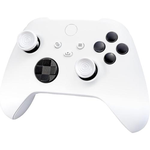 White KontrolFreek CQC Rush for Xbox One and Xbox Series X Controller | Performance Thumbsticks | 2 Mid-Rise Concave | White