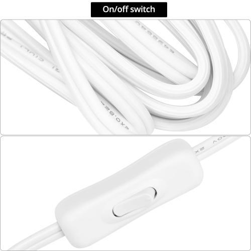 QWORK E26/ E27 Plug-in Lamp Holder