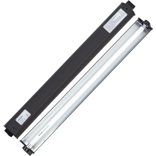 REPTI ZOO 24W Reptile T5 HO UVB Lighting Combo Kit, 22 Light Fixture Reptile Terrarium Hood, with Detachable Curved Reflector and 5.0 UVB T5 Lamp Bulb, ETL certificated