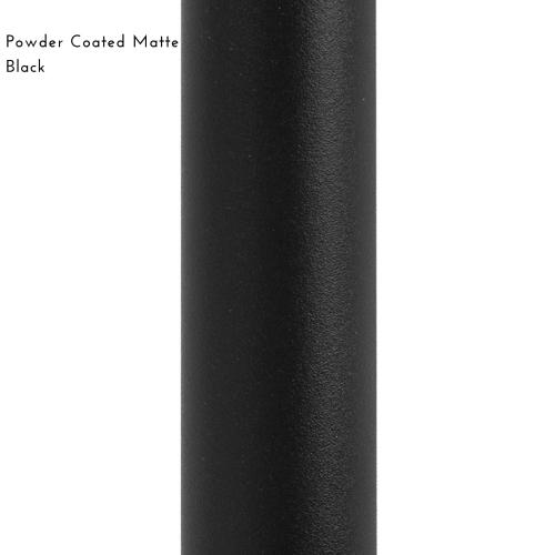 32 x 3/4 Aluminum Deck Balusters- Indoor Outdoor Metal Deck Railing Sprindles - Hollow Round Stair Spindles for Deck Porch - Matte Black Coated