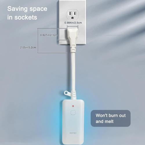 DIGITEN Wireless Thermostat Outlet Temperature Controlled Outlet with Power Cord for Heating and Cooling, Remote Control Plug in Thermostat 1800w for Space Heater, Fan, AC