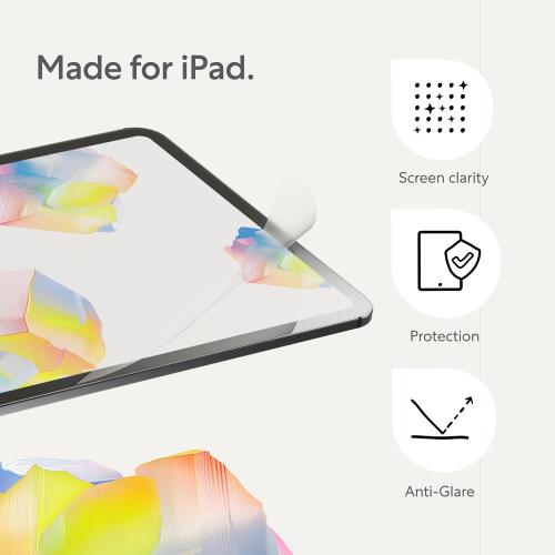 Paperlike® 2.1 Screen Protector (2x) for iPad Pro 11 inch (4th / 3rd / 2nd generation) & iPad Air (5th / 4th generation) for an authentic paper feel