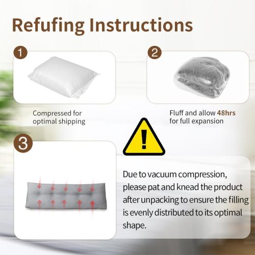 Color White Wedge Headboard Pillow for Bed, Twin Dorm Headboard Pillow Support for Sitting Up, Reading, Relaxing, Bolster Pillow with Removable Washable Cover,