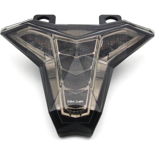 LED Tail Light Integrated Brake Stop Turn Signal Light Smoked Lens For KAWASAKI 2024-2025 ZX-6R(636)/zx6r krt edition For KAWASAKI 2021-2025 ZX-10R & ZX-10RR