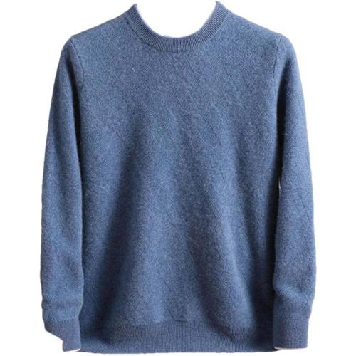Size L.Men ...old Navy 100% Solid Wool Cold Blouse Breathable Sweater Round Neck Pullover ..