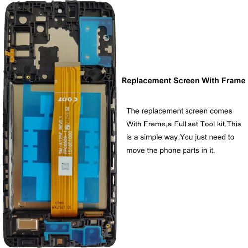 for Samsung Galaxy A32 5G Screen Replacement with Frame for Samsung A32 A326u A326b A326a A326w S326dl LCD Display Digitizer Touch Screen Assembly Part with Repair Kits 6.5 Inch (Not A32 4G)